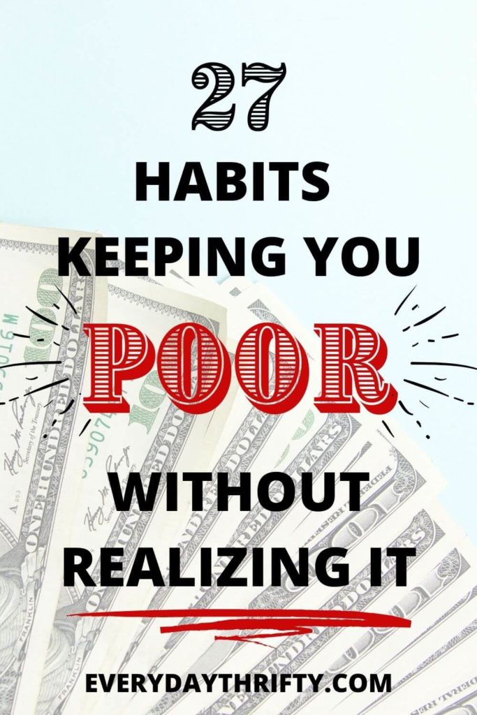 how to waste money pinterest graphic