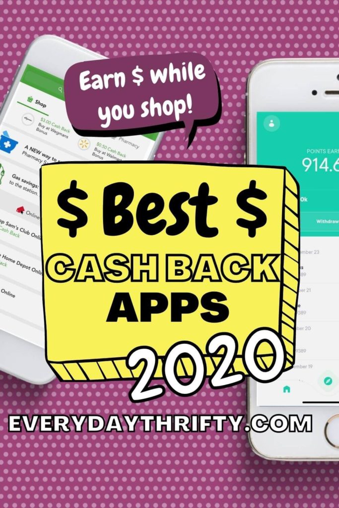 Pin image for best cash back apps
