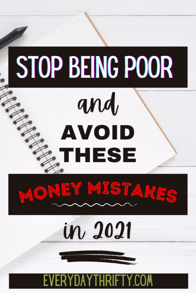 money mistakes to avoid in 2021 graphic for pinterest