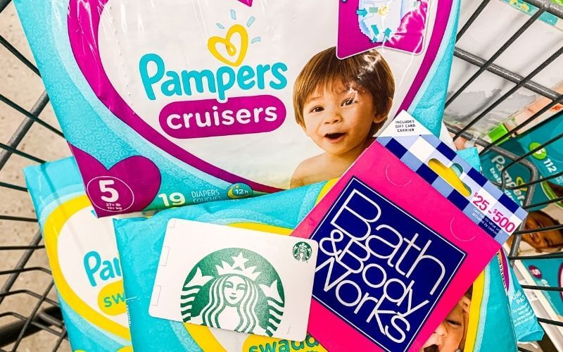 pampers diapers at food city grocery store
